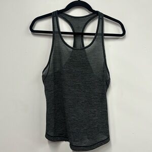 Lululemon black stripe sheer tank 8